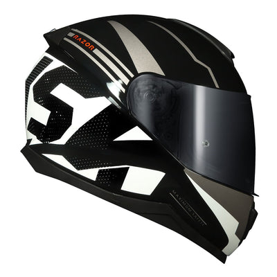 CAPACETE NORISK RAZOR FULL PRETO/BRANCO - 62/XL