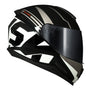CAPACETE NORISK RAZOR FULL PRETO/BRANCO - 62/XL
