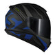 CAPACETE NORISK RAZOR FULL PRETO/AZUL FOSCO - 62/XL