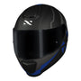CAPACETE NORISK RAZOR FULL PRETO/AZUL FOSCO - Imagem 7