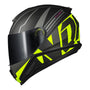 CAPACETE NORISK RAZOR FULL PRETO/AMARELO FOSCO - Imagem 9