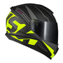 CAPACETE NORISK RAZOR FULL PRETO/AMARELO FOSCO - 62/XL