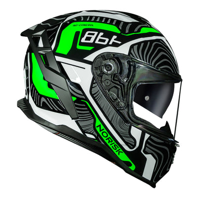 CAPACETE NORISK STRADA II FUSION BRANCO - 62/XL